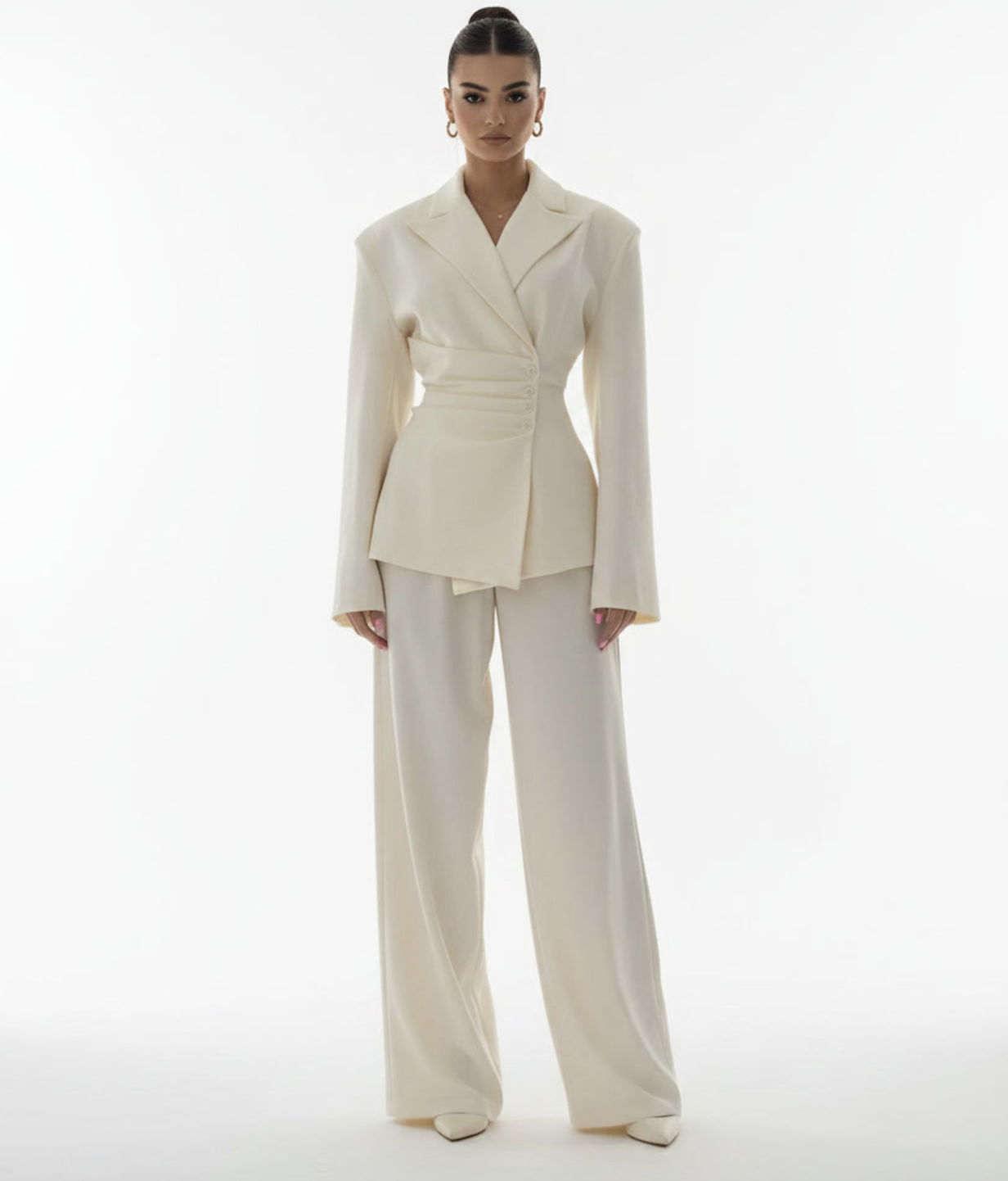 The Ivory Blazer Set